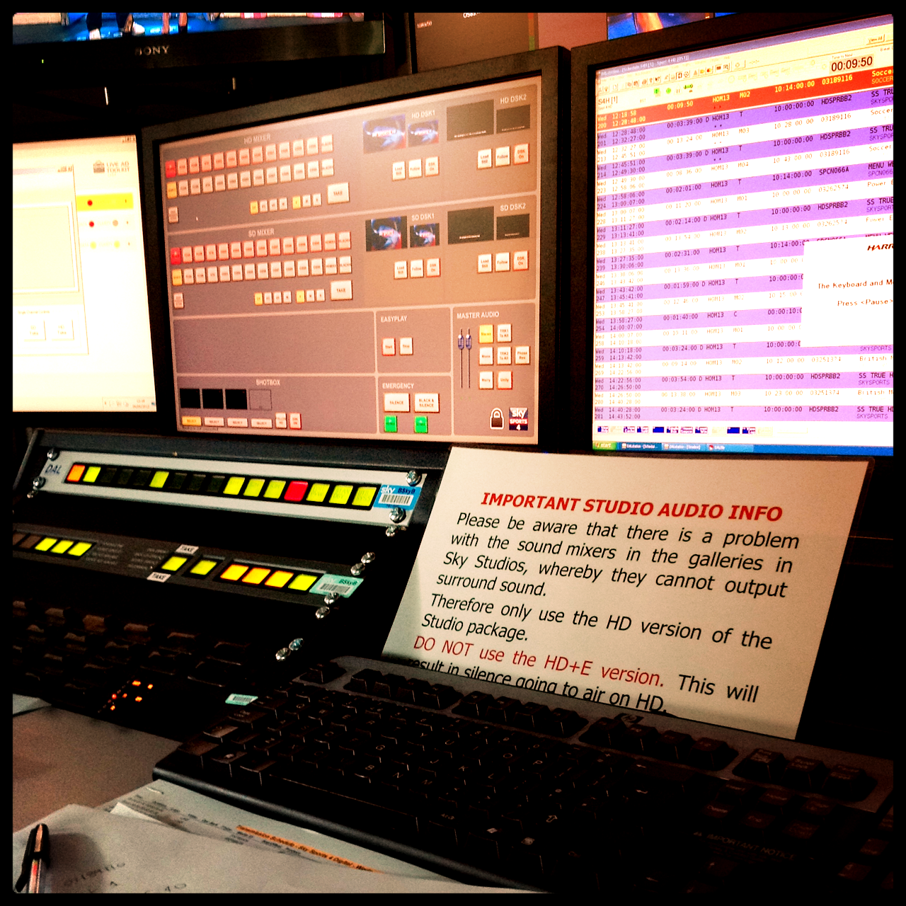Sky desk transmission